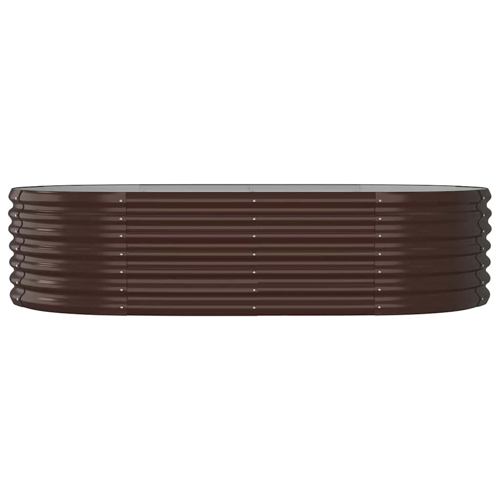 Vidaxx Pflanzgefäß 152x80x36 cm verzinkter Stahl braun
