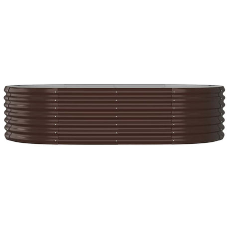 Vidaxx Pflanzgefäß 152x80x36 cm verzinkter Stahl braun