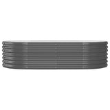 VIDAXL -Pflanzer 152x80x36 cm Pulver -beschichteter Stahl -Anthrazit -Verschärfen