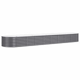 VIDAXL -Planungsbox 368x80x36 cm Pulver -beschichteter Stahl -Anthrazit -Colored