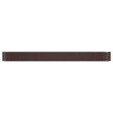 Vidaxx Pflanzgefäß 440x80x36 cm verzinkter Stahl braun