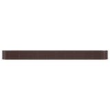 VIDAXL -Planungsbox 440x80x36 cm Pulver -Stahlbraun