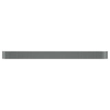 VIDAXL -Planungsbox 512x80x36 cm Pulver -Stahl grau