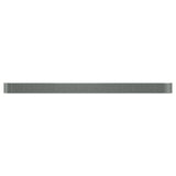 VIDAXL -Planungsbox 620x80x36 cm Pulver -Stahl grau