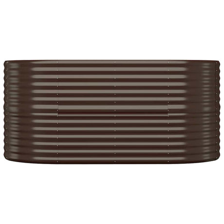 Vidaxx Pflanzgefäß 152x80x68 cm verzinkter Stahl braun