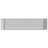 VIDAXL -Planungsbox 296x80x68 cm Pulver -Stahl Silber gefärbt