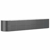 VIDAXL -Planungsbox 368x80x68 cm Pulver -beschichteter Stahl -Anthrazit -Verschärfen