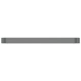 VIDAXL -Planungsbox 507x100x36 cm Pulver -Stahl grau