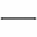 Vidaxl plantenbak 507x100x36 cm gegalvaniseerd staal antracietkleurig