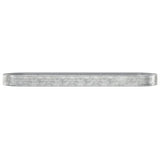 VIDAXL -Pflanzer 523x140x36 cm Pulver -beschichteter Stahl Silber gefärbt