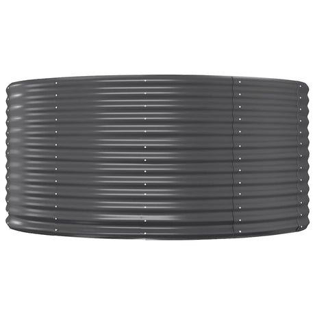 Vidaxl plantenbak 140x140x68 cm gegalvaniseerd staal antracietkleurig