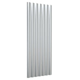VIDAXL -Dachpaneele 12 ST 100x36 cm Pulver -mit Silber gefärbter Stahl mit Stahlbeschichtung