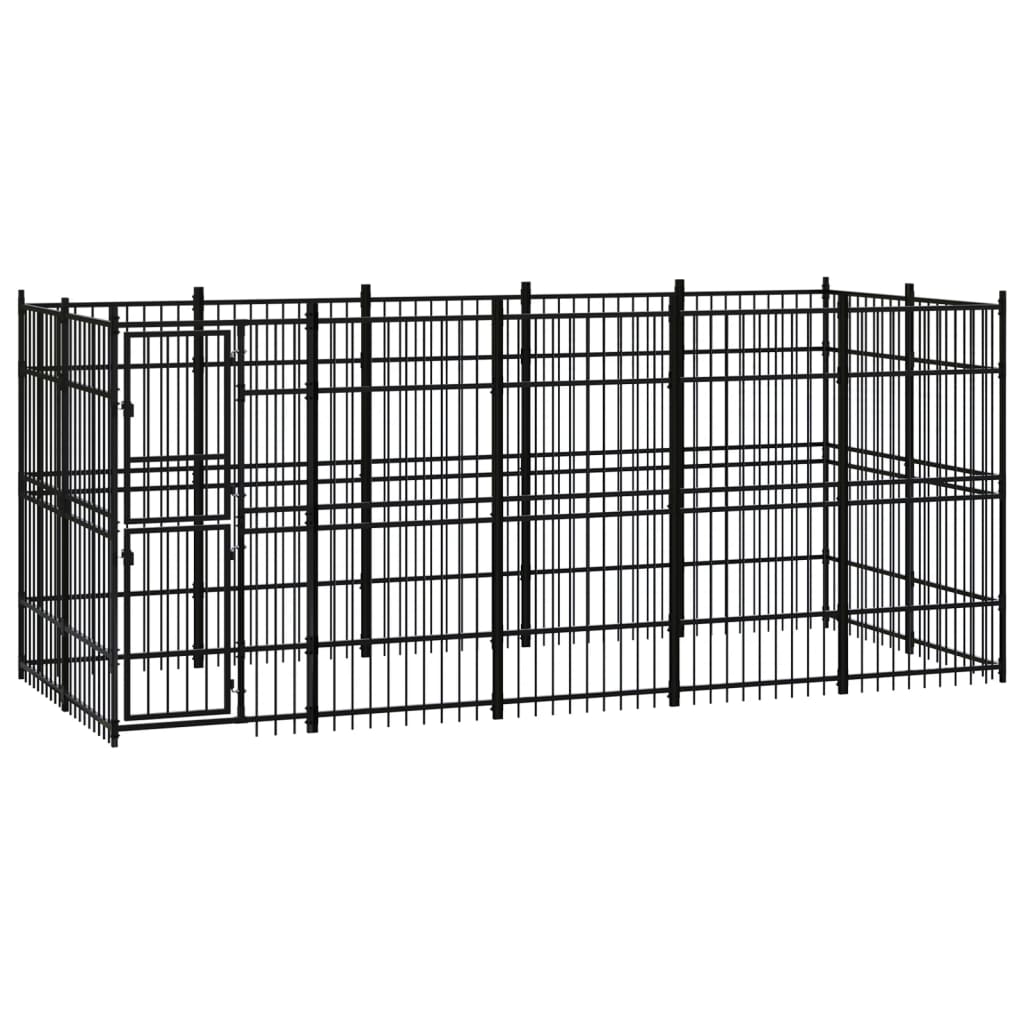 Vidaxl Dog Kennel 9.22 m² Steel