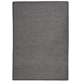 Vidaxl außerhalb des Teppichs flach gewebt 140x200 cm Grau