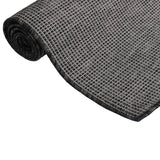 Vidaxl außerhalb des Teppichs flach gewebt 140x200 cm Grau