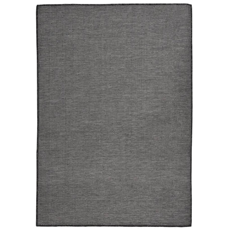 Vidaxl außerhalb des Teppichs flach gewebt 160 x 230 cm Grau