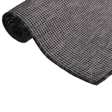 Vidaxl außerhalb des Teppichs flach gewebt 160 x 230 cm Grau
