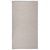 Vidaxl außerhalb des Teppichs flach gewebt 80x150 cm Taupe