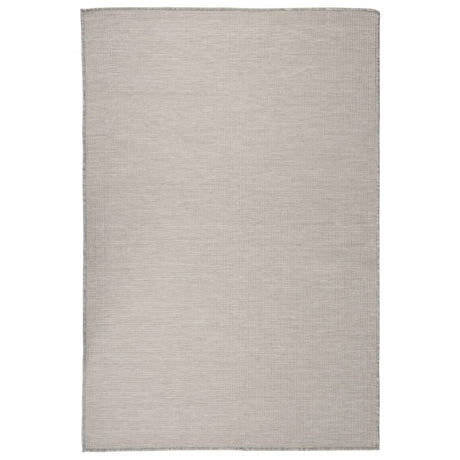 Vidaxx Outdoor-Teppich flach gewebt 120x170 cm hellgrau