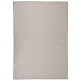 Vidaxl außerhalb des Teppichs flach gewebt 160 x 230 cm Taupe