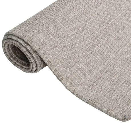 Vidaxx Outdoor-Teppich flach gewebt 160x230 cm hellgrau