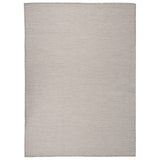 Vidaxl außerhalb des Teppichs flach -200x280 cm Taupe
