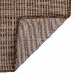 Vidaxx Outdoor-Teppich flach gewebt 100x200 cm braun