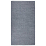 Vidaxl outside rug flat woven 80x150 cm blue