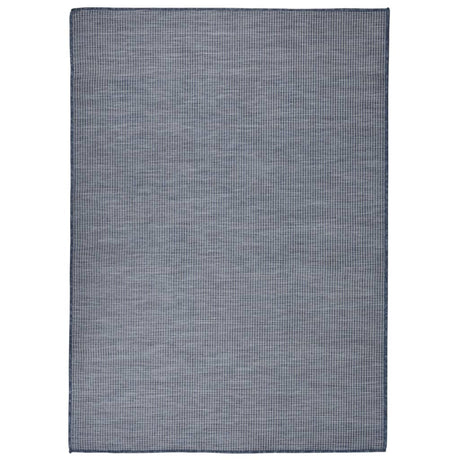 Vidaxl außerhalb des Teppichs flach -200x280 cm blau