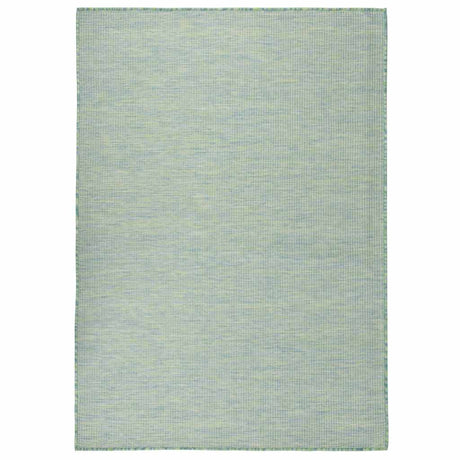 Vidaxl außerhalb des Teppichs flach -200x280 cm Türkis
