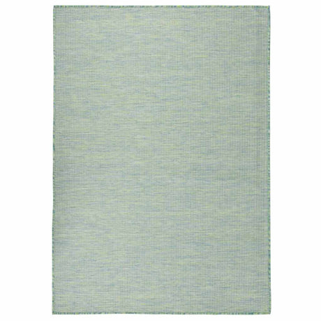 Vidaxl außerhalb des Teppichs flach -200x280 cm Türkis