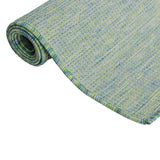 Vidaxl außerhalb des Teppichs flach -200x280 cm Türkis