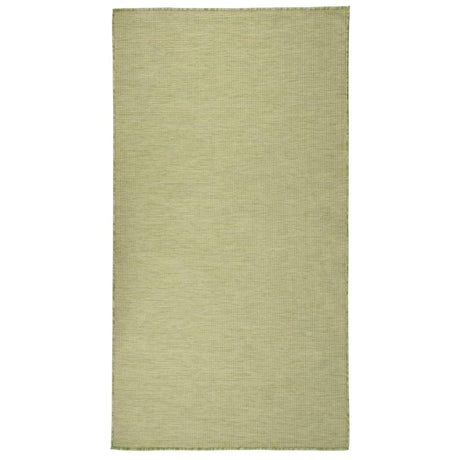 Vidaxl außerhalb des Teppichs flach gewebt 80x150 cm Grün