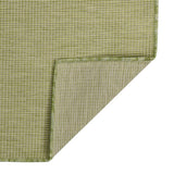 Vidaxl außerhalb des Teppichs flach gewebt 80x250 cm Grün