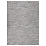 Vidaxl außerhalb des Teppichs flach -200x280 cm braun und blau