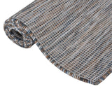 Vidaxl außerhalb des Teppichs flach -200x280 cm braun und blau