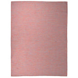 Vidaxl außerhalb des Teppichs flach -120 x 170 cm rot