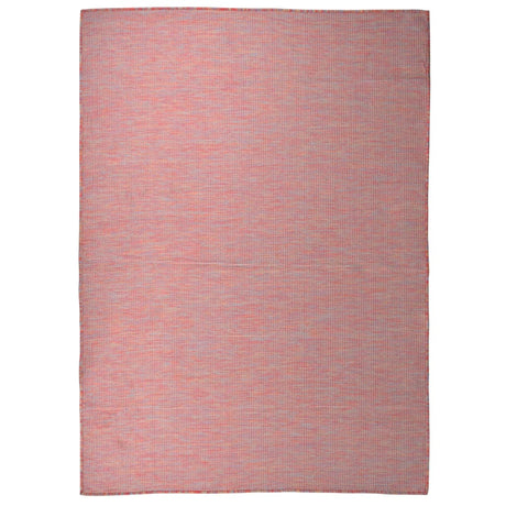 Vidaxl außerhalb des Teppichs flach -200x280 cm rot