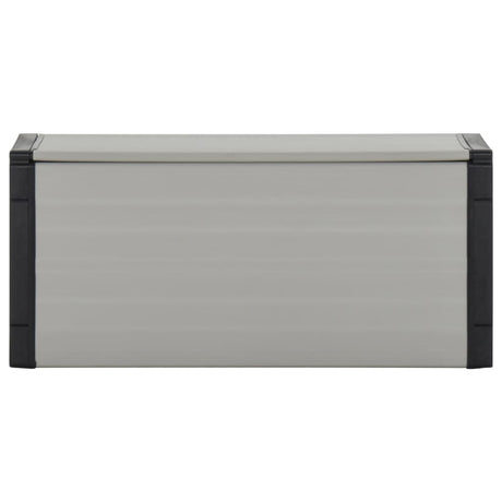 Vidaxl Gartenabfallbehälter 85x34x40 cm Grau