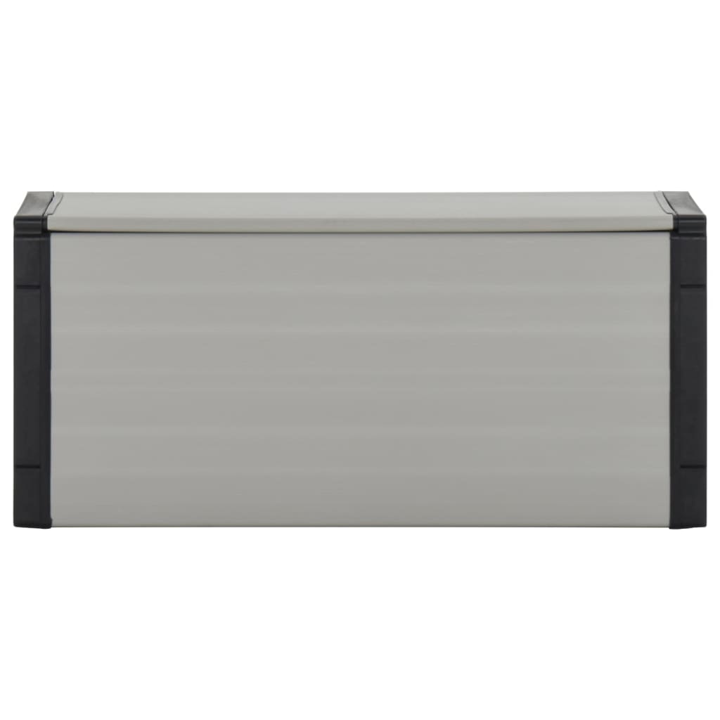 VidaXL Garden waste bin 85x34x40 cm Gray