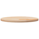Vidaxl tafelblad ø50x2,5 cm massief grenenhout