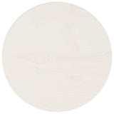Vidaxl tafelblad ø30x2,5 cm massief grenenhout wit