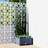 VIDAXL -Planungsbox mit Trellis Blue Grey 40x40x121.5 cm pp
