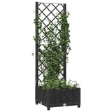 VIDAXL -Planungsbox mit Trellis Black 40x40x121.5 cm pp