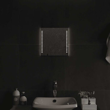 Vidaxl badkamerspiegel led 30x30 cm