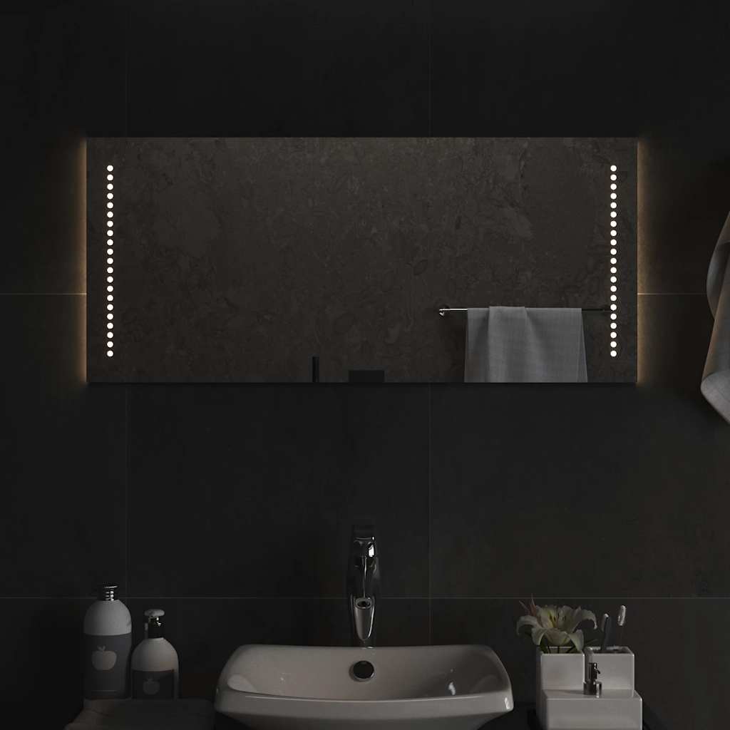 Vidaxl badkamerspiegel led 90x40 cm