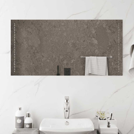 Vidaxl badkamerspiegel led 100x50 cm