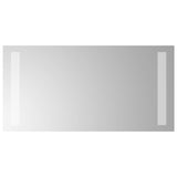 Miroir de salle de bain Vidaxl LED 40x20 cm