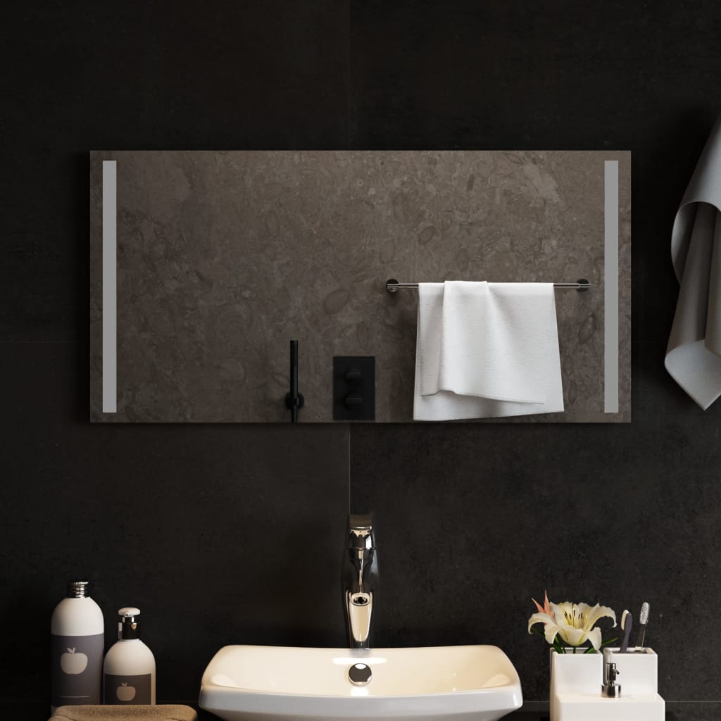 Vidaxl Mirror de baño LED 80x40 cm