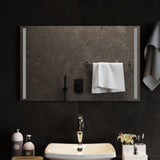 Vidaxl Mirror de baño LED 80x50 cm